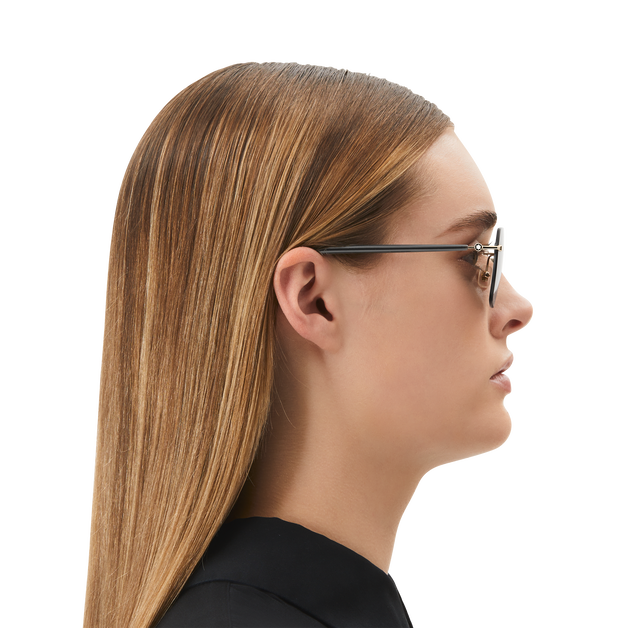 Gafas de sol cuadradas con montura metálica dorada - 5