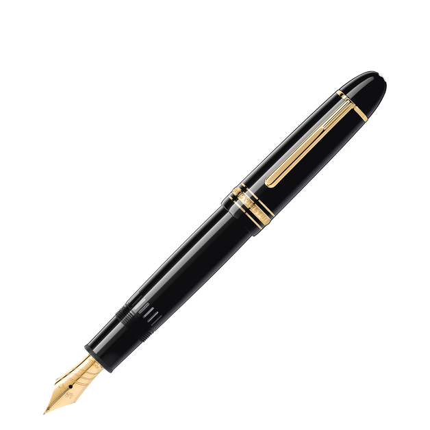 Pluma Estilográfica Meisterstück Calligraphy Plumín Curvo 149 con Revestimiento en Oro - 6