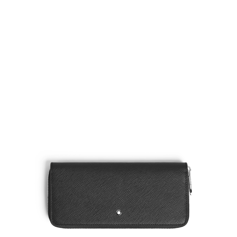 Wallet 8cc with zip in Sartorial Leather - 1