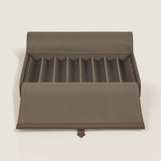 Travel Box for 8 Writing Instruments in Grained Leather - 4