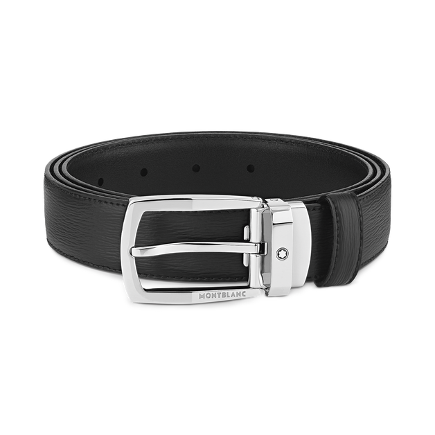 Rectangular 30 mm Belt in Leather - 1