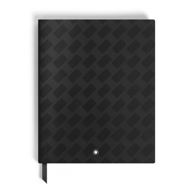 Large Notebook in Extreme Leather, Lined Pages - 1