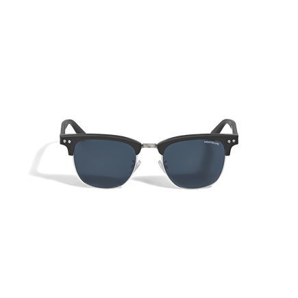 Squared Sunglasses with Black Acetate Frame