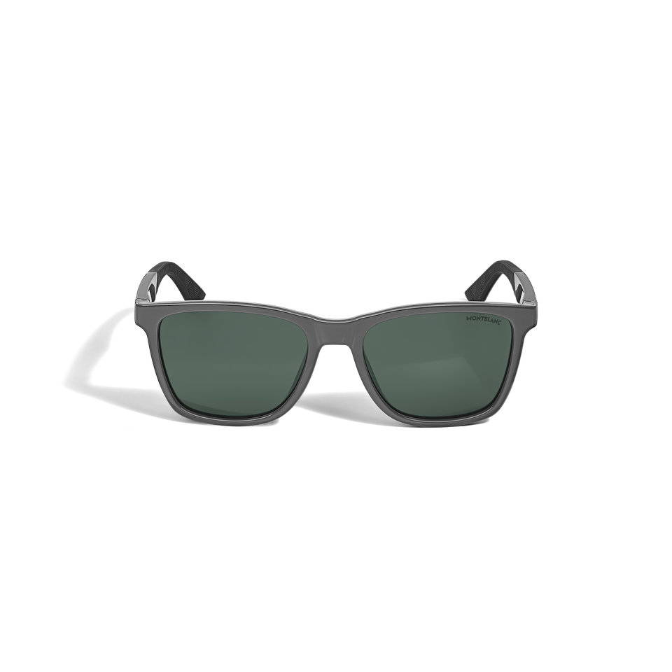 Quadratische Sonnenbrille mit grauem Spritzgussrahmen - 1