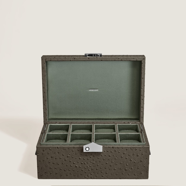 Watches Collector Box in Ostrich-Embossed Leather - 2