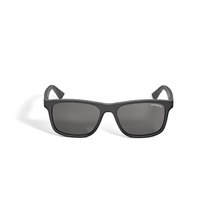 Rectangular Sunglasses with Black Acetate Frame