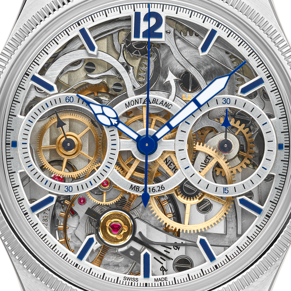 Montblanc 1858 The Unveiled Secret Minerva Monopusher Chronograph Limited Edition - 58 pieces - 6