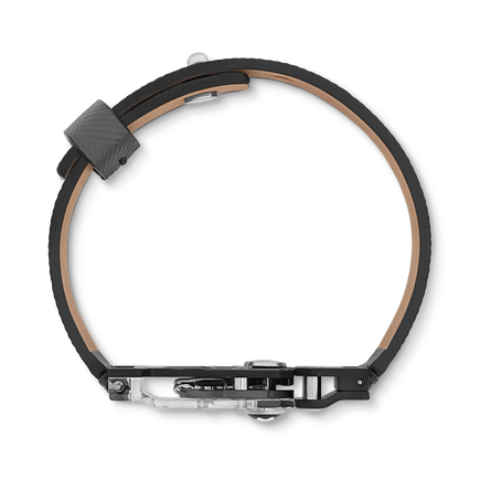 Bracelet gris avec fermeture en plexiglas collection Montblanc Extreme 3.0