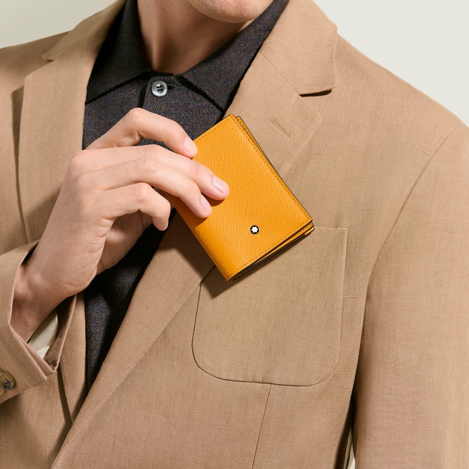 Kartenetui 4 cc aus Sartorial Leder - 2