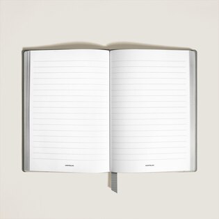 Mittelgro&szlig;es Notizbuch aus Sartorial Leder, Linierte Seiten