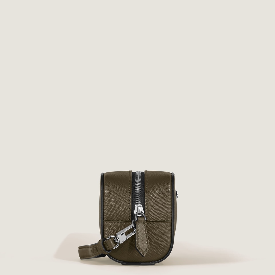 Kleine Kosmetik-Clutch aus Sartorial Leder - 5
