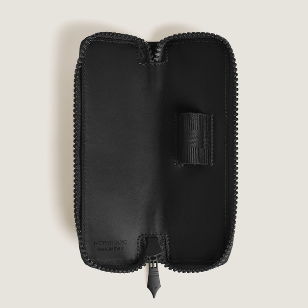 1-Pen Pouch with zip in Extreme Leather - 5