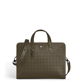 Thin Briefcase in Extreme Leather