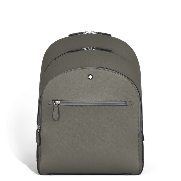 Medium Backpack with 3 Compartments in Sartorial Leather - 1