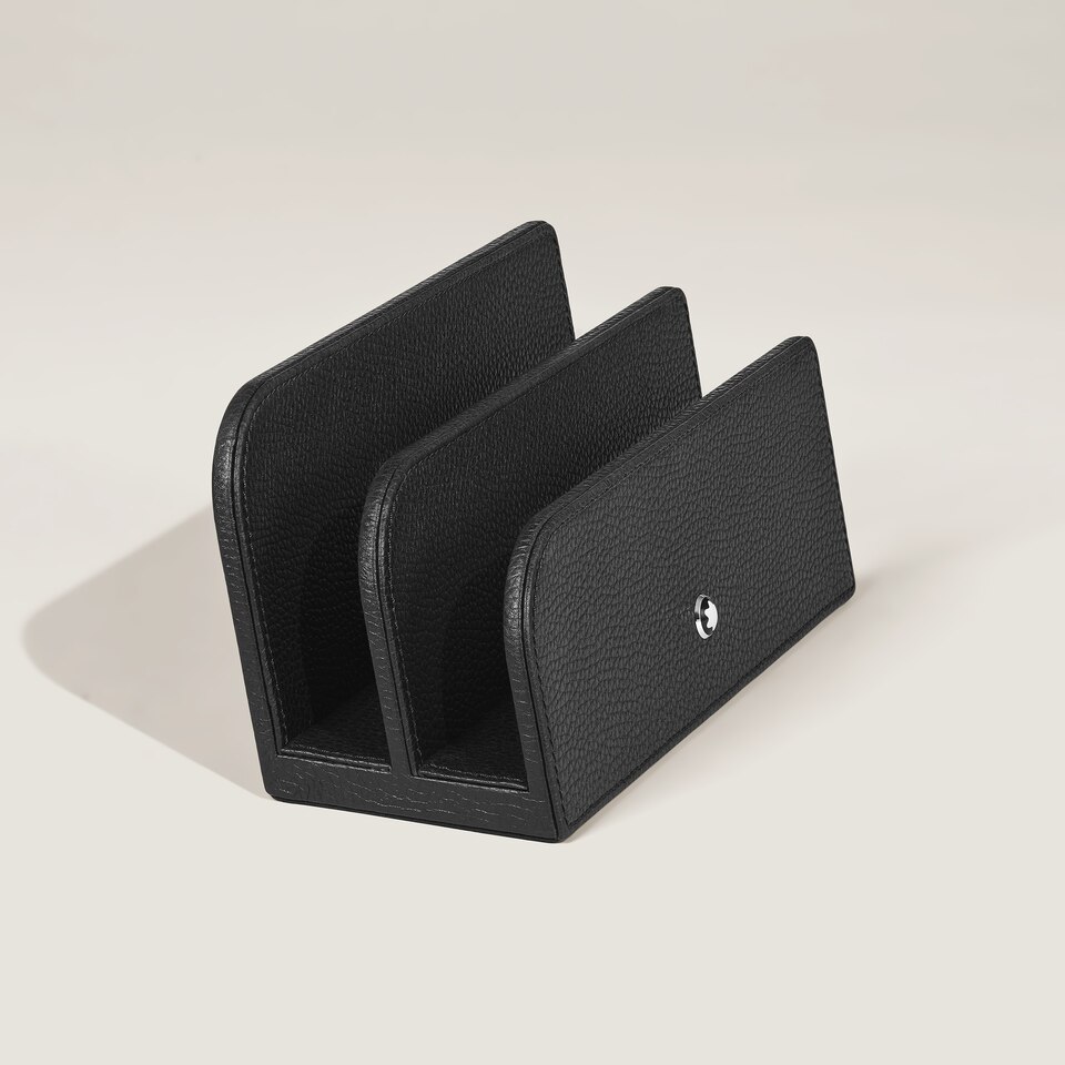 Letter Rack in Grain Leather - 2