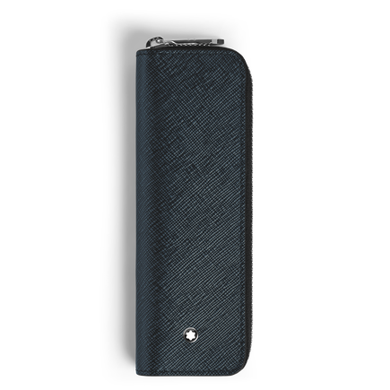 Estuche para 1 Artículo de Escritura con Cremallera de Piel Sartorial