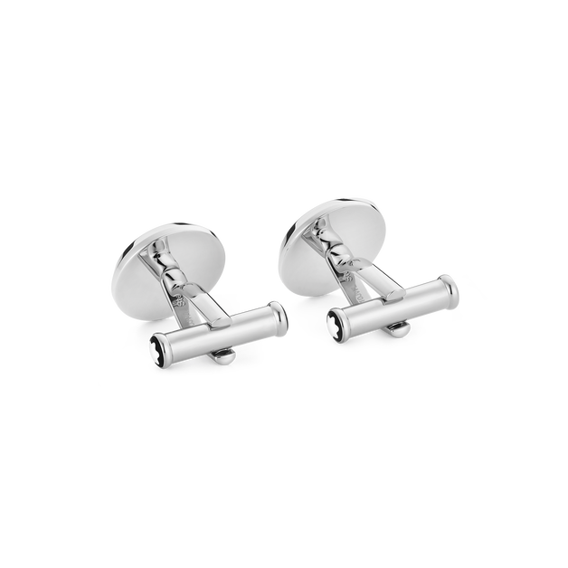 Meisterst&uuml;ck Cufflinks with Carbon-Patterned Inlay - 2