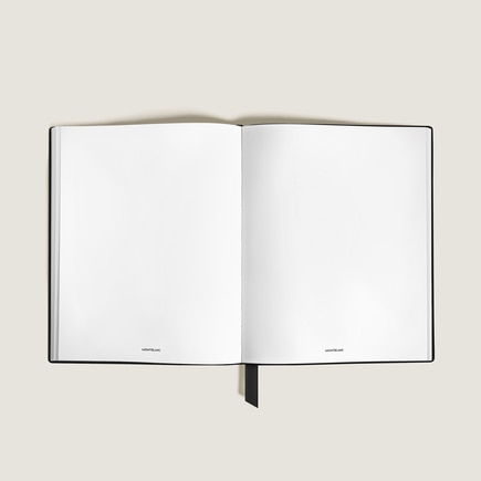 Carnet Grand Format en Cuir Sartorial, Pages Blanches