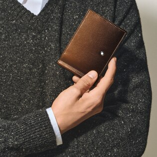 Wallet 6cc with Money Clip in Meisterst&uuml;ck Sfumato Leather