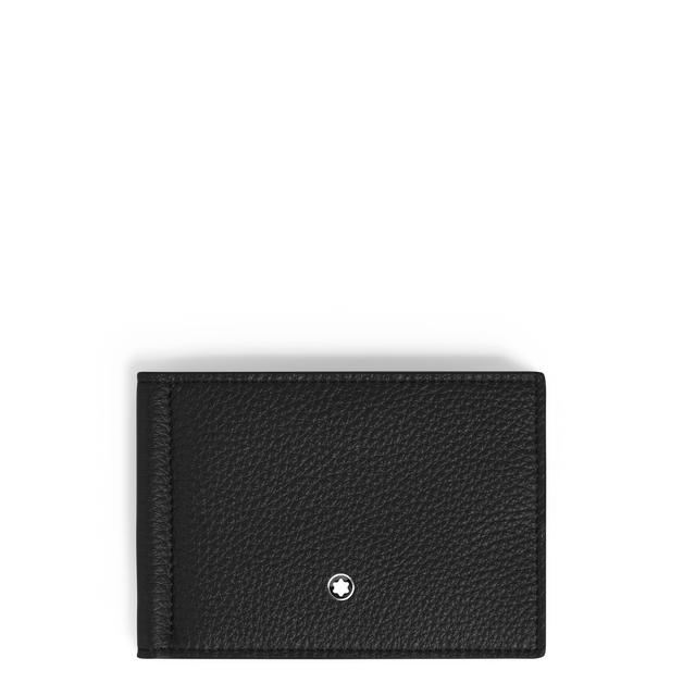 Wallet 6cc with Money Clip in Grain Leather - 1