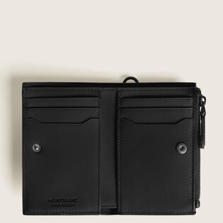 Mini Vertical Wallet 6cc in Extreme Leather