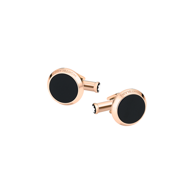 Meisterstück Cufflinks with Onyx Inlay - 1