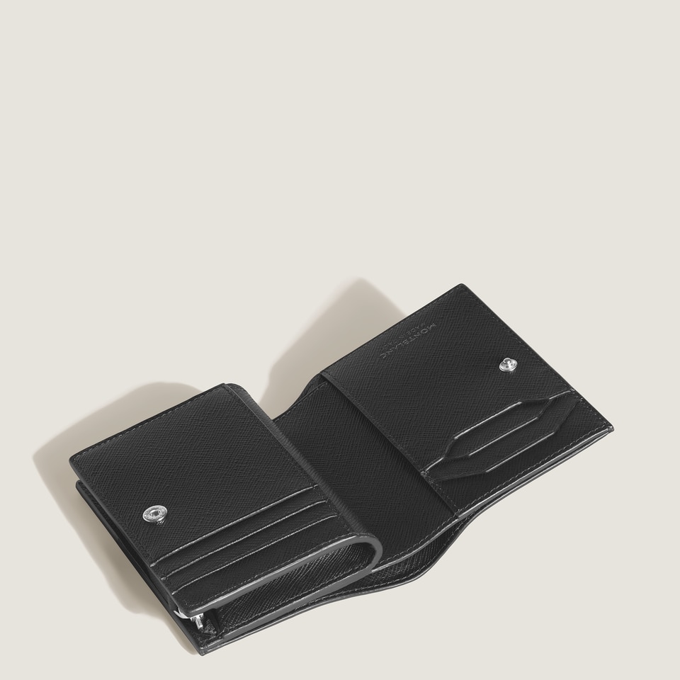 Compact Wallet 6cc with Zip in Sartorial Leather - 3