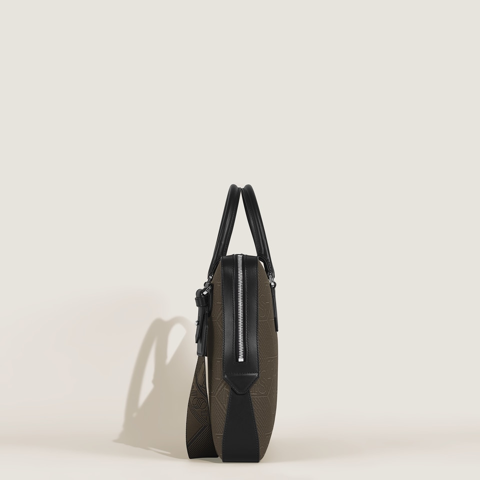 Thin Briefcase in 4810 Jaquard - 5