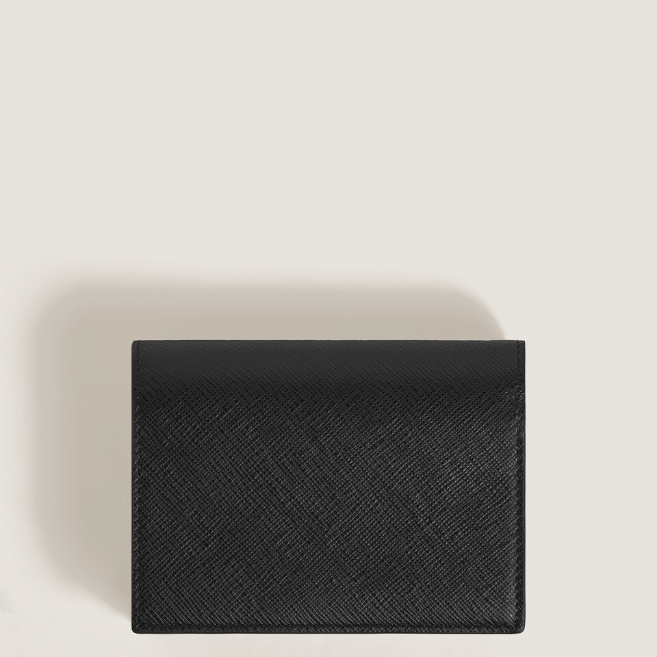 Compact Wallet 6cc with zip in Sartorial Leather - 5