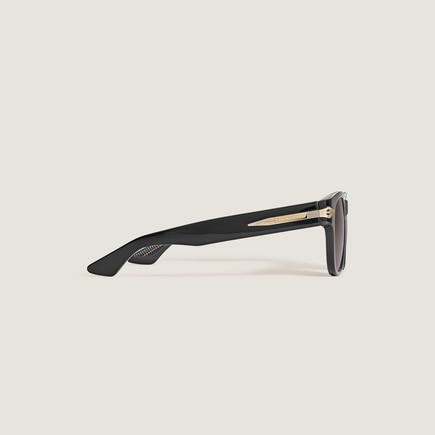 Squared Sunglasses with Black Acetate Frame