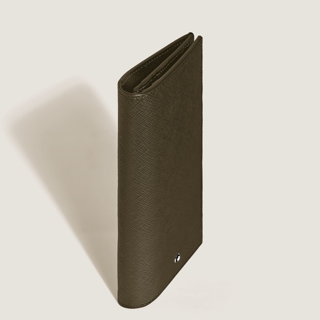 Long Wallet 14cc with Zip in Sartorial Leather - 4