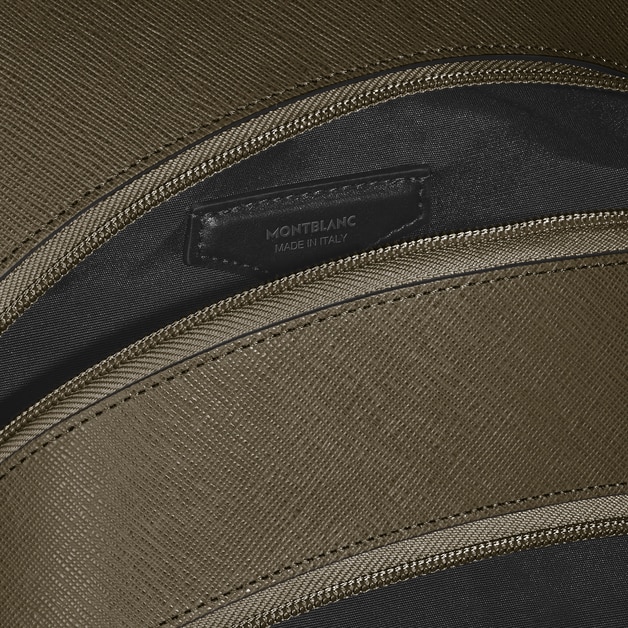 Medium Backpack with 3 Compartments in Sartorial Leather - 3