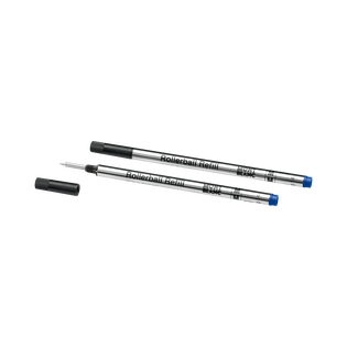 2 Rollerball Refills, Royal Blue - Medium