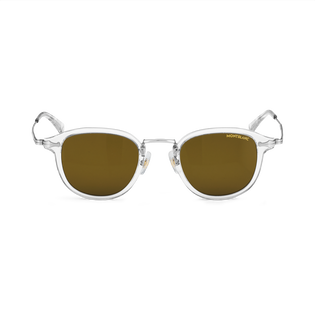 Round Sunglasses with Grey Injected Frame