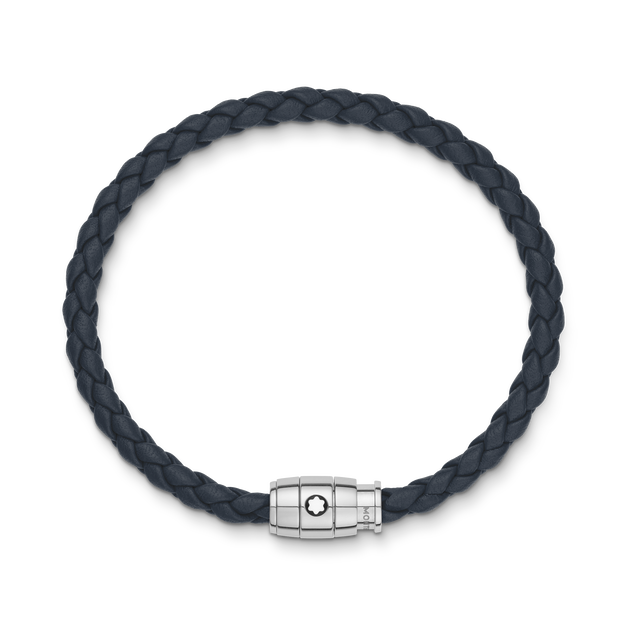 Bracelet Large, Soft Leather, Avio Blue - 2