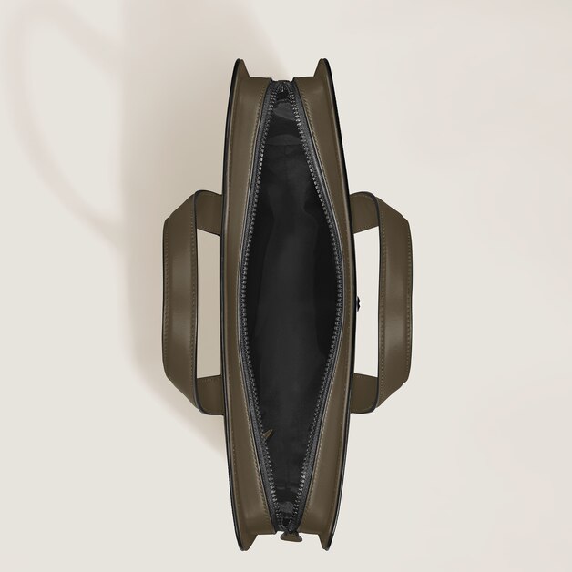 Thin Briefcase in Extreme Leather - 7