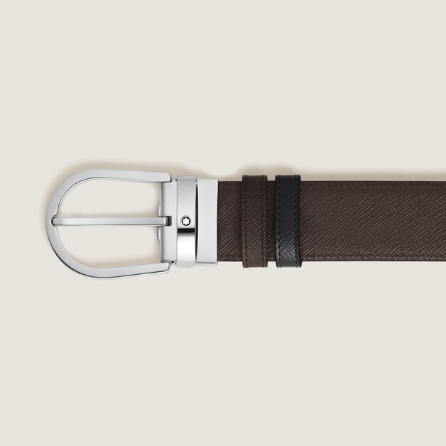 Horseshoe 35&nbsp;mm Reversible Belt in Sartorial Leather - 3
