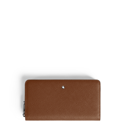 Continental Wallet 12cc with zip in Sartorial Leather