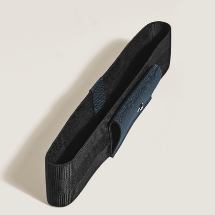 1-Pen Loop with Elastic Band in Sartorial Leather