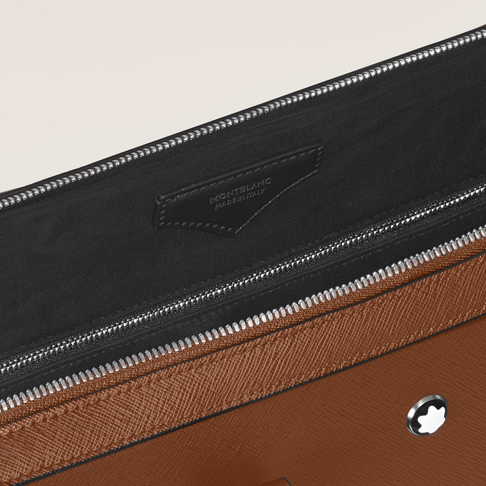 Flache Schreibmappe aus Sartorial Leder - 6