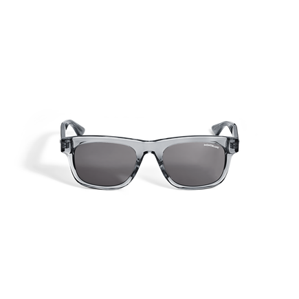 Squared Sunglasses with Grey Coloured Acetate Frame 