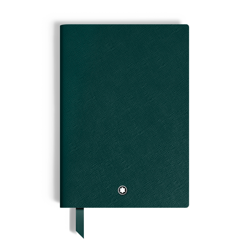 Notebook Medium, Saffiano Leather, British Green - Lined Pages - 1