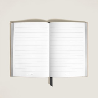Medium Notebook in Sartorial Leather, Summer Capsule, Lined Pages
