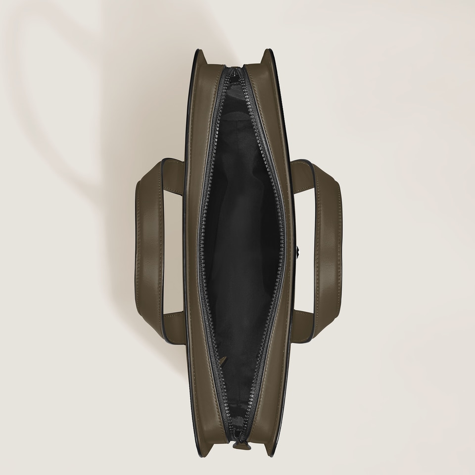 Thin Briefcase in Extreme Leather - 7