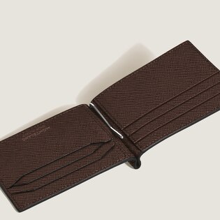 Wallet 6cc with Money Clip in Sartorial Leather