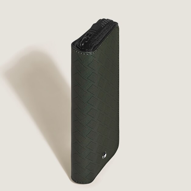 2-Pen Pouch with zip in Extreme Leather - 4