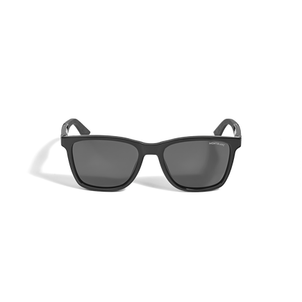 Lunettes de Soleil Rectangulaires avec Monture Injectée Noire