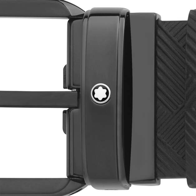 Rectangular 35 mm Reversible Belt in Extreme Leather - 5