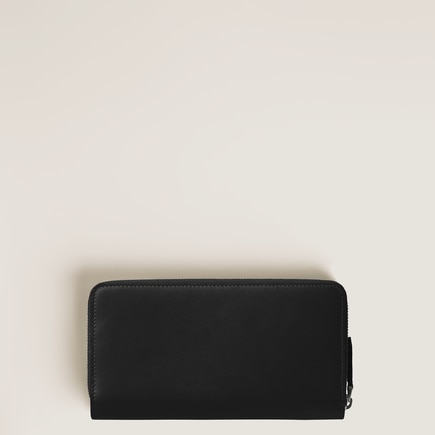 Portefeuille Continental 12cc Zipp&eacute; en Cuir Soft