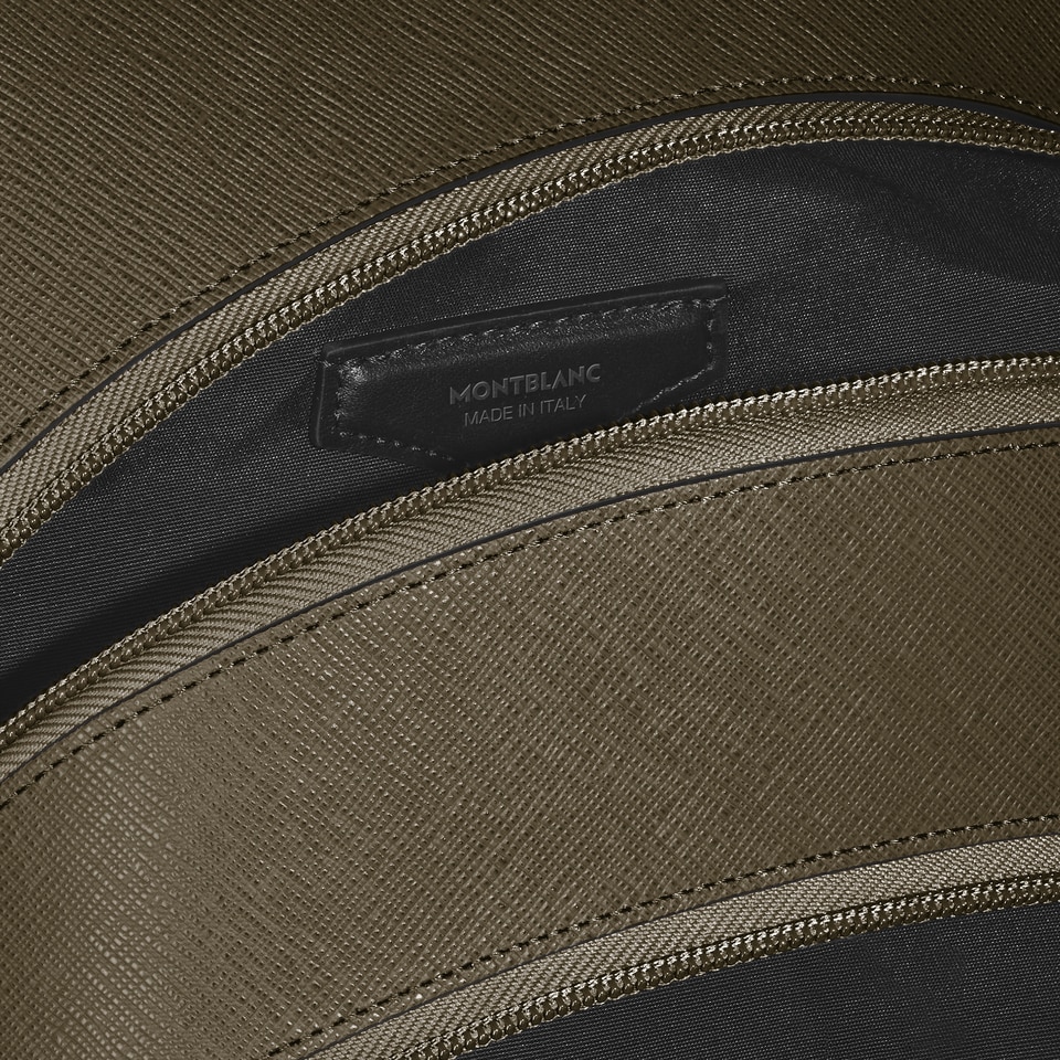 Medium Backpack with 3 Compartments in Sartorial Leather - 4